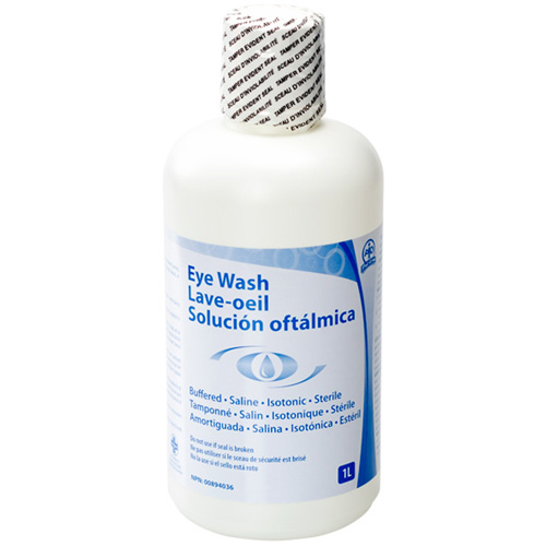 Eyewash Station Accessories - Eyewash Solution, 32 oz. Sidevic Inc.