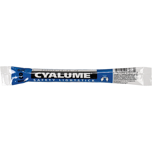 6" Cyalume&reg; Lightsticks, Blue, 8 hrs. Duration Sidevic Inc.