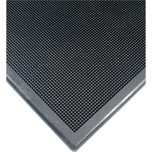 Sanitizing Footbath Mat No. 222, Rubber, 2' W x 2-2/3' L x 1/2" Thick, Black Sidevic Inc.