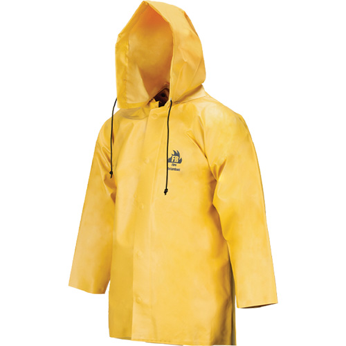Neo-Slick Chemical & Acid Resistant Rain Jacket, 3X-Large, Yellow, Neoprene Sidevic Inc.