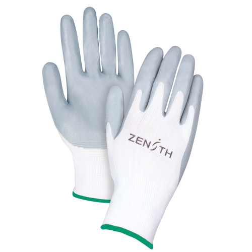 Lightweight Breathable Coated Gloves, 8/Medium, Foam Nitrile Coating, 13 Gauge, Polyester Shell Sidevic Inc.