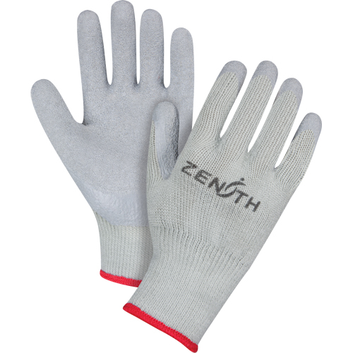 Gants enduits &agrave; doublure confortable en caoutchouc naturel, 10/T-Grand, R&ecirc;vetement Latex de caoutchouc, Calibre 10, Enveloppe en Polyester/Coton Sidevic Inc.
