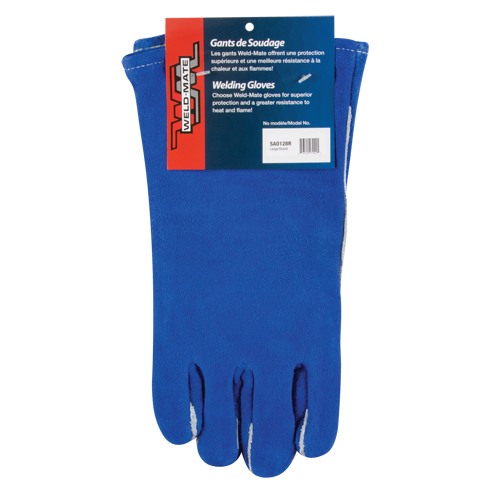 Double Palm & Thumb Welding Gloves, Split Cowhide, Size Large Sidevic Inc.