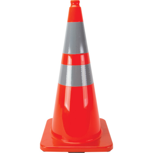 Recessed Cones, 28", Orange, 4" & 6" Reflective Collar(s) Sidevic Inc.