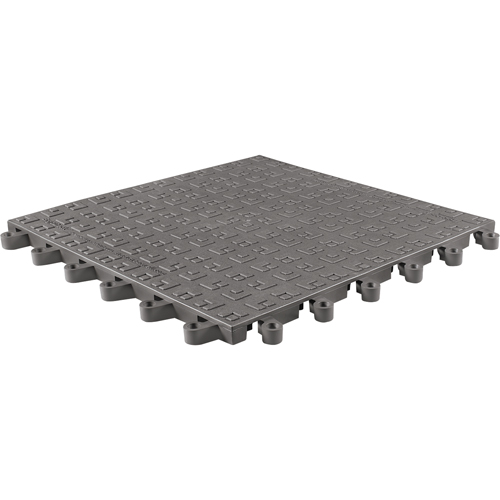 Tapis ErgoDeck Soft No 566, PVC, 1-1/2' la c, 1-1/2' lo, 7/8" &eacute;paisseur, Charbon Sidevic Inc.