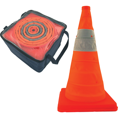 Balises repliables Pack & Pop, 28" h, Orange Sidevic Inc.