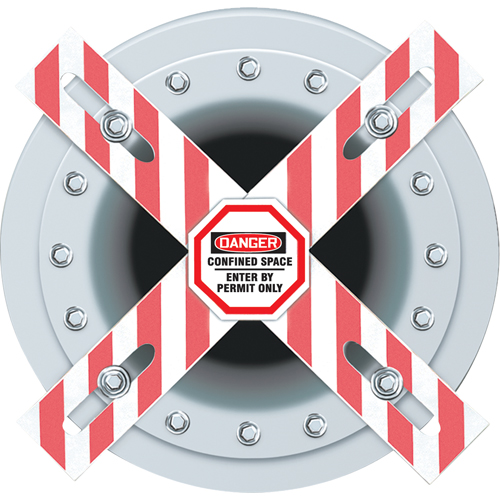 Danger Man-Way Cross Barrier Sidevic Inc.