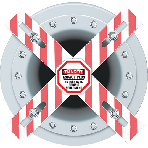 Danger Man-Way Cross Barrier Sidevic Inc.