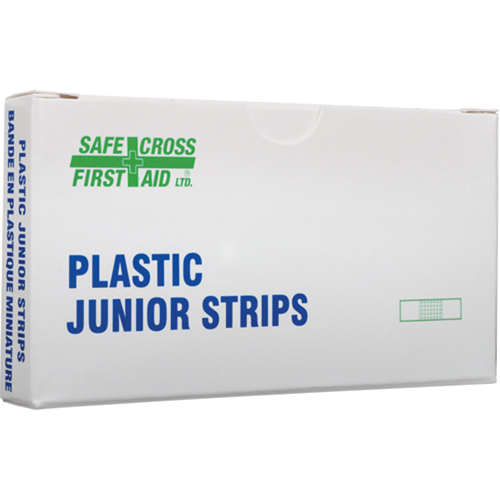 Bandages en bandes Juniors, Rectangulaire/carr&eacute;e, 18", Plastique, St&eacute;rile Sidevic Inc.