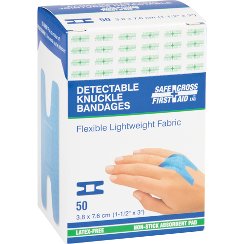 Bandages, Jointures, 3", Tissu d&eacute;tectable, St&eacute;rile Sidevic Inc.