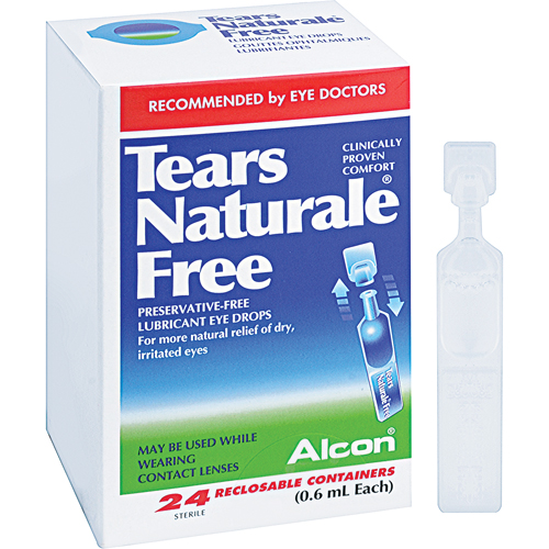 Gouttes oculaires sans agent conservateur Tears Naturale Sidevic Inc.