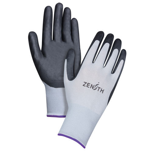 Lightweight Breathable Coated Gloves, 6/X-Small, Foam Nitrile Coating, 13 Gauge, Polyester Shell Sidevic Inc.