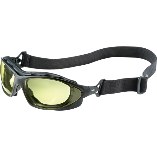 Lunettes de s&eacute;curit&eacute; &agrave; coques Uvex HydroShield Seismic, Lentille Ambr&eacute;e, Antibu&eacute;e/Anti-&eacute;gratignures, Ventilation Ferm&eacute; Sidevic Inc.
