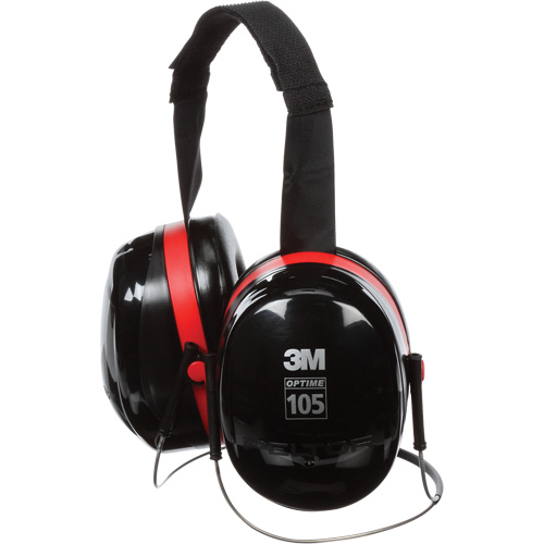 Peltor Optime 105 Series Earmuffs, Neckband, 29 NRR dB Sidevic Inc.