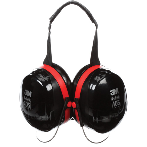 Peltor Optime 105 Series Earmuffs, Neckband, 29 NRR dB Sidevic Inc.