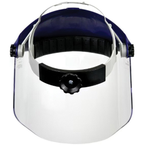 Ratchet Headgear with Faceshield, Polycarbonate, Ratchet Suspension Sidevic Inc.