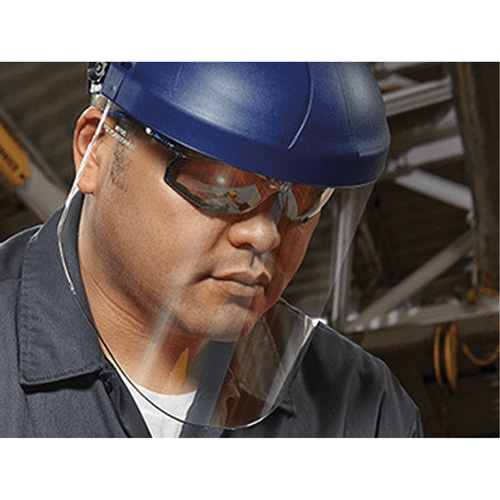 Ratchet Headgear with Faceshield, Polycarbonate, Ratchet Suspension Sidevic Inc.