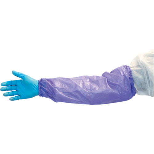 Lightweight Sleeves, 18" long, Vinyl, Blue Sidevic Inc.