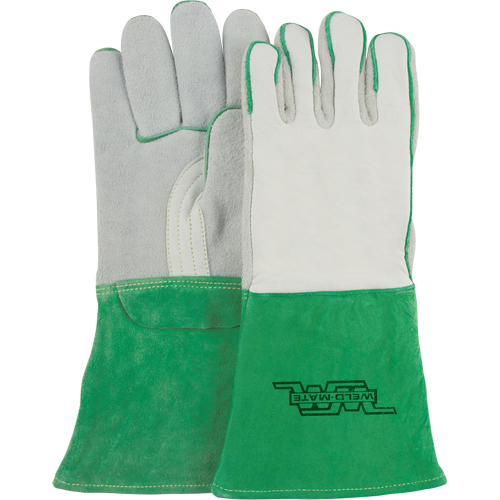 Heavy-Duty Welding Gloves, Split Cowhide, Size Medium Sidevic Inc.