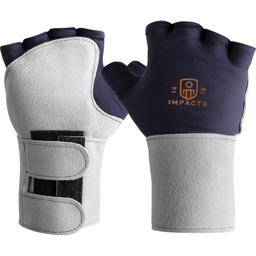 Gant antichocs avec support de poignet, Petit, Paume en Synth&eacute;tique, Poignet &agrave; enfiler Sidevic Inc.