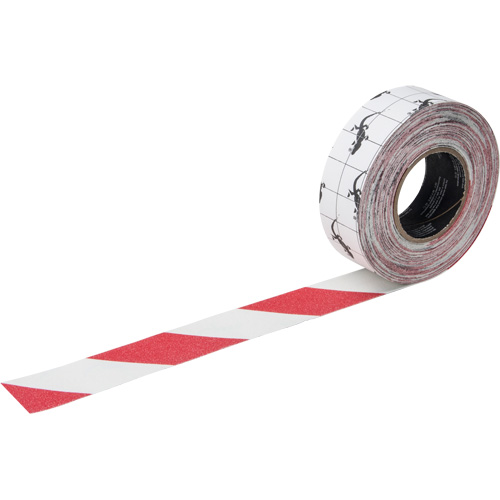 Premium Anti-Skid Tape, 2" x 60', Red & White Sidevic Inc.