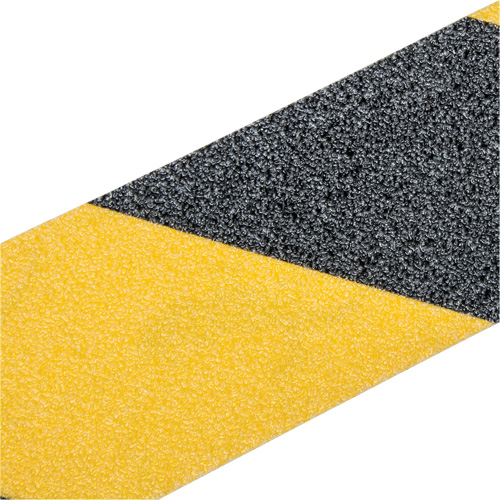 Ruban antid&eacute;rapant de premi&egrave;re qualit&eacute;, 2" x 60', Noir & jaune Sidevic Inc.