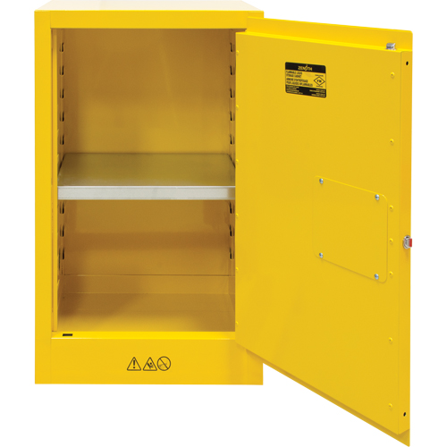 Armoire pour produits inflammables, 12 gal., 1 Porte(s), 23" La x 35" h x 18" p Sidevic Inc.