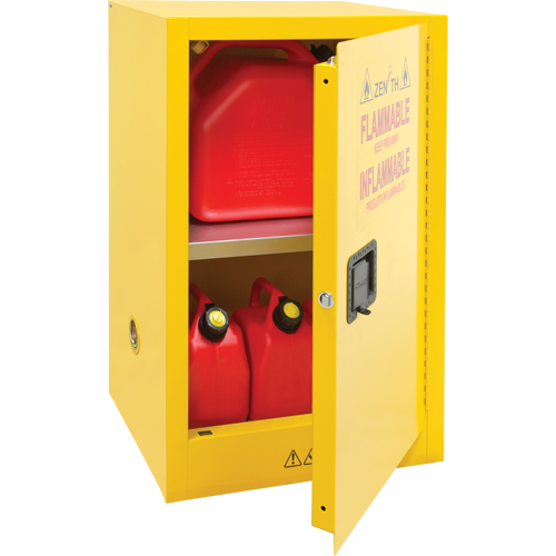 Armoire pour produits inflammables, 12 gal., 1 Porte(s), 23" La x 35" h x 18" p Sidevic Inc.