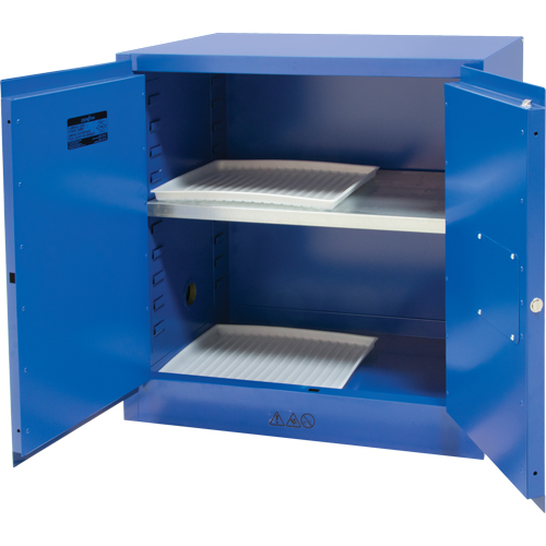 Armoire pour liquides corrosifs, 22 gal., 35" x 35" x 22" Sidevic Inc.