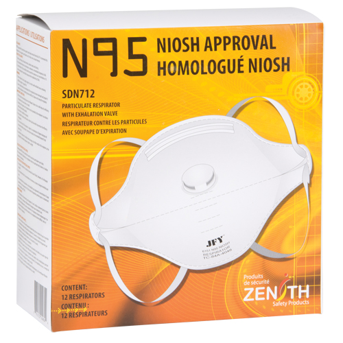 Respirateur contre les particules, N95, Certifi&eacute; NIOSH, Moyen/grand Sidevic Inc.
