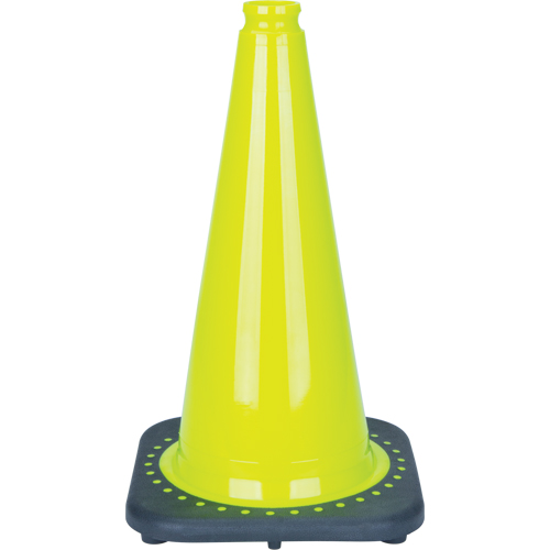 C&ocirc;ne de signalisation de premi&egrave;re qualit&eacute;, 18", Vert lime Sidevic Inc.