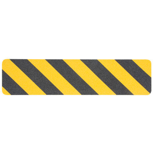 Premium Anti-Skid Tape, 6" x 24", Black & Yellow Sidevic Inc.