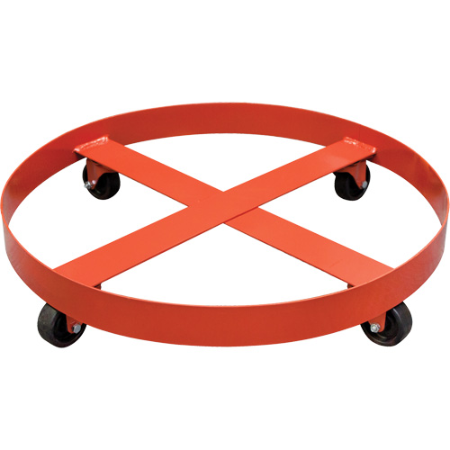 Poly-Collector Drum Dolly, 27.5" dia. x 5.5" H Sidevic Inc.