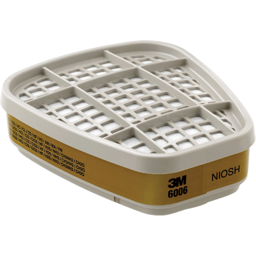 6000 Series Respirator Cartridges, Gas/Vapour Cartridge, Multi-Gas/Vapour Sidevic Inc.