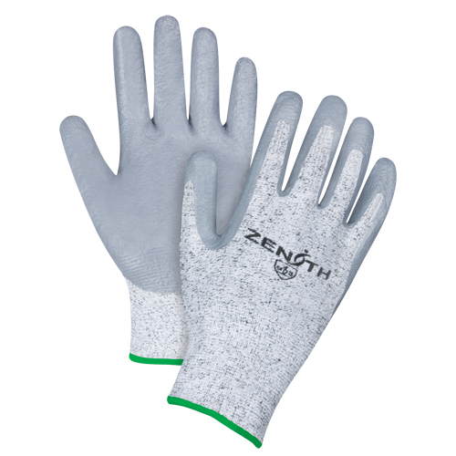 Gants &eacute;lastiques sans coutures r&eacute;sistants &agrave; la coupe, Taille Moyen/8, Calibre 13, Rev&ecirc;tement Nitrile, Enveloppe en PEHP, ANSI/ISEA 105 niveau 2/EN 388 niveau 3 Sidevic Inc.