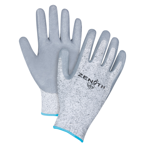 Gants &eacute;lastiques sans coutures r&eacute;sistants &agrave; la coupe, Taille T-Grand/10, Calibre 13, Rev&ecirc;tement Nitrile, Enveloppe en PEHP, ANSI/ISEA 105 niveau 2/EN 388 niveau 3 Sidevic Inc.