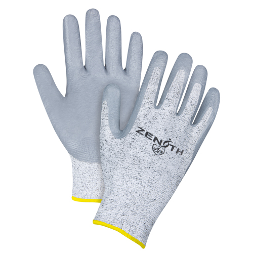 Seamless Stretch Cut-Resistant Gloves, Size 2X-Large/11, 13 Gauge, Nitrile Coated, HPPE Shell, ANSI/ISEA 105 Level 2/EN 388 Level 3 Sidevic Inc.