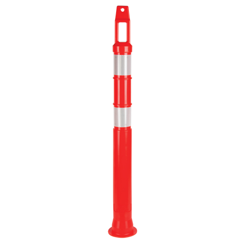 Poteau d&eacute;lin&eacute;ateur de premi&egrave;re qualit&eacute;, 42" h, Orange Sidevic Inc.