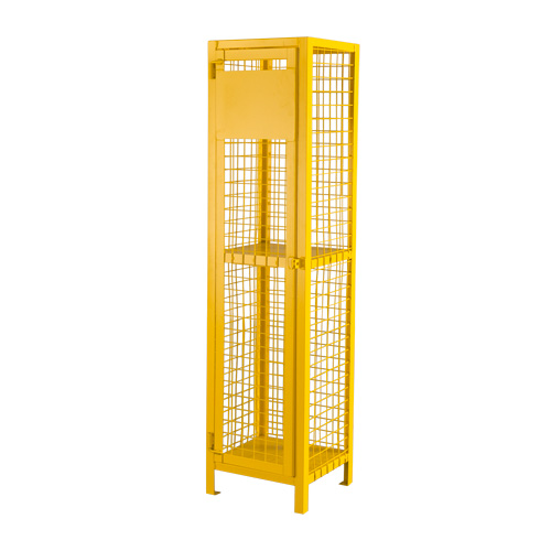 Armoires pour cylindres &agrave; gaz, nbre de bouteilles: 2, 17" , 17" , 69" , Jaune Sidevic Inc.