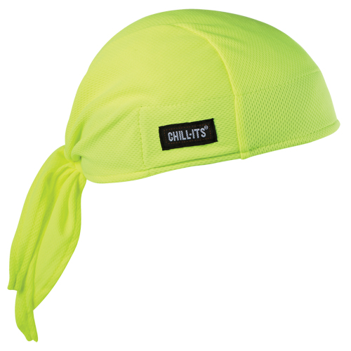 Chill-Its&reg; 6615 Cooling Dew Rags, High Visibility Lime-Yellow Sidevic Inc.