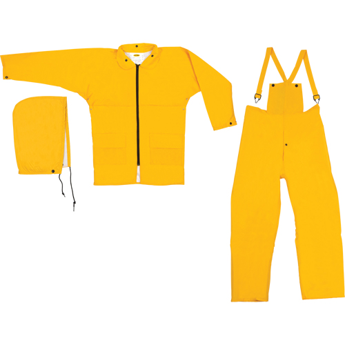 Natpac Rain Suit, Nylon, Large, Yellow Sidevic Inc.
