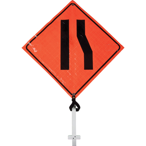 Narrow Road Pole Sign, 24" x 24", Vinyl, Pictogram Sidevic Inc.