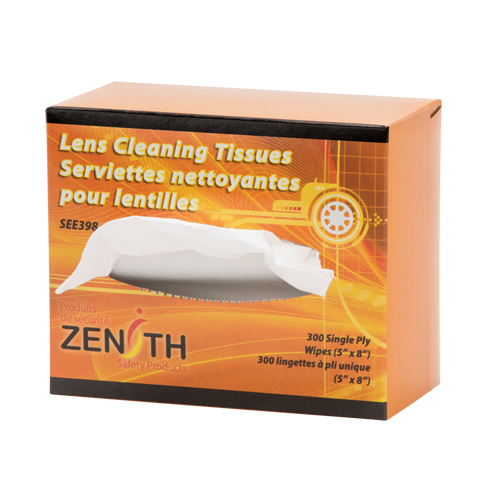 Serviettes nettoyantes pour lentilles, 5" x 8", 300 /pqt. Sidevic Inc.
