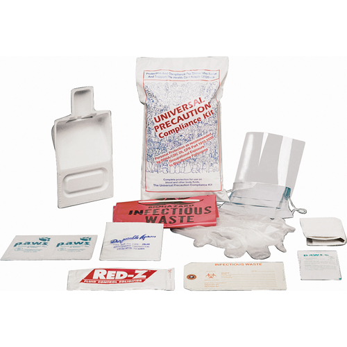 Fluid Spill Clean-Up Kit, Hazmat, Bag, None Absorbancy Sidevic Inc.