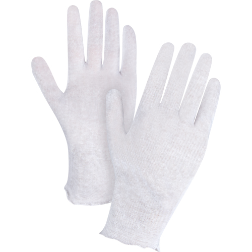 Lightweight Inspection Gloves, Poly/Cotton, Unhemmed Cuff, Ladies Sidevic Inc.