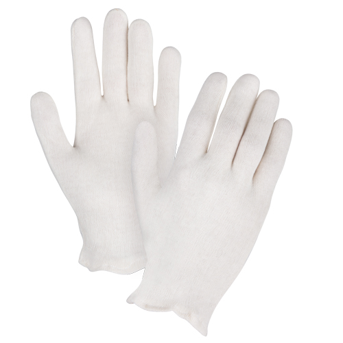 Mediumweight Inspection Gloves, Poly/Cotton, Hemmed Cuff, Ladies Sidevic Inc.
