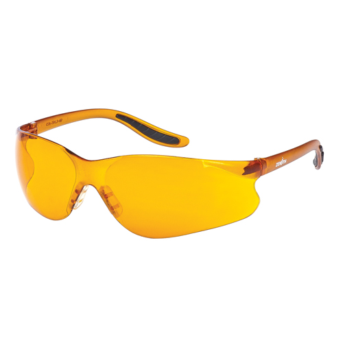 Z500 Series Safety Glasses, Orange Lens, Anti-Scratch, ANSI Z87+/Meets/Exceeds CSA Z94.3 Sidevic Inc.