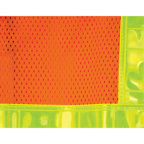 5-Point Tear-Away Traffic Safety Vest, High Visibility Orange, Medium, Polyester Sidevic Inc.