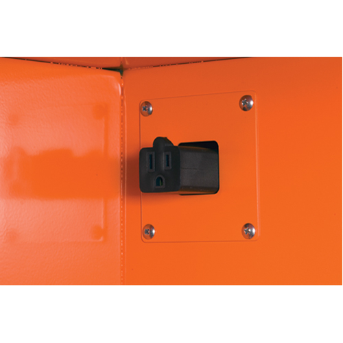 Armoires de rangement pour pr&eacute;paration aux situations d'urgence, Acier, 4 Tablettes, 65" h x 43" la x 18" P, Orange Sidevic Inc.