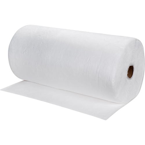 Rouleaux absorbants souffl&eacute;es de premi&egrave;re qualit&eacute;, Poids moyen, 150' lo x 30" la, Absorption 40 gal. Sidevic Inc.